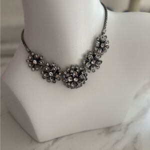 Floral Silver Necklace
